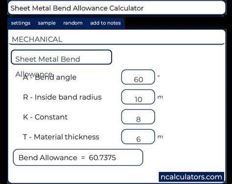 bend calculator sheet metal|calculating bend allowance sheet metal.